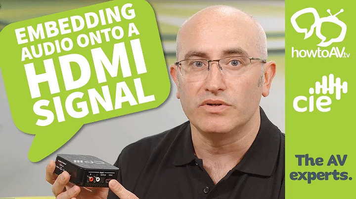 Embedding audio onto a HDMI signal