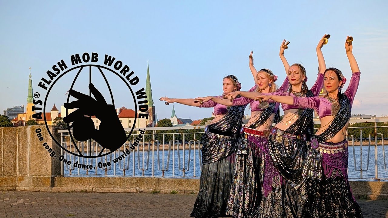 ATS®/FCBD®Flash Mob World Wide 2025 | Riga, Latvia | Crocus Tribe