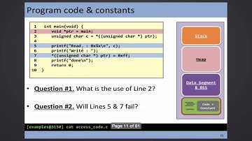 CSCI 3150 Lecture: Code Segment & Data Segment (Nov 17)