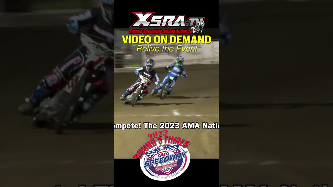 Watch the 2023 AMA National Speedway Championship on XSRA #speedway #shorts #motorcycleracing