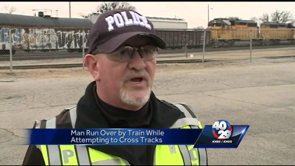 Train Cuts off man's leg YouTube