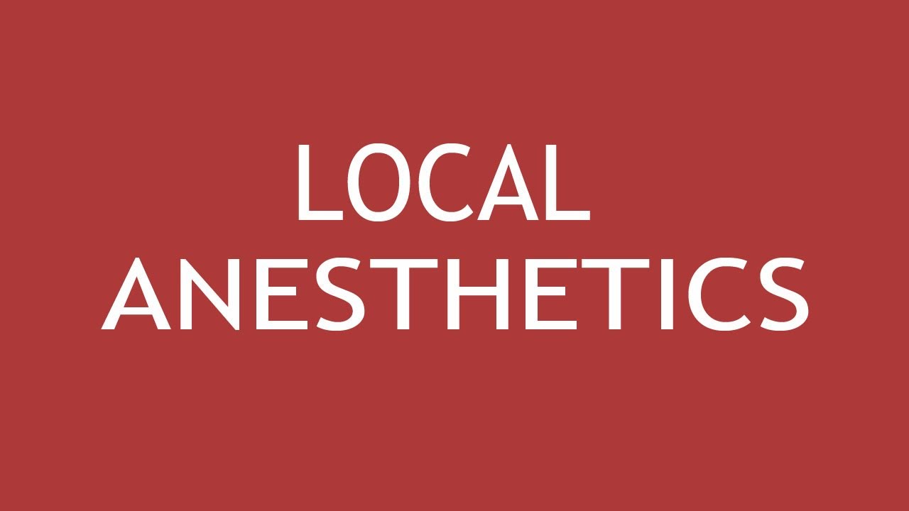 Local Anesthetics by Dr.Shikha Parmar