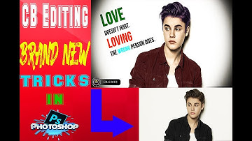 Awesome CB Editing - How to edit photo like Justin Bieber - Photoshop CC Tutorial - Camera Raw