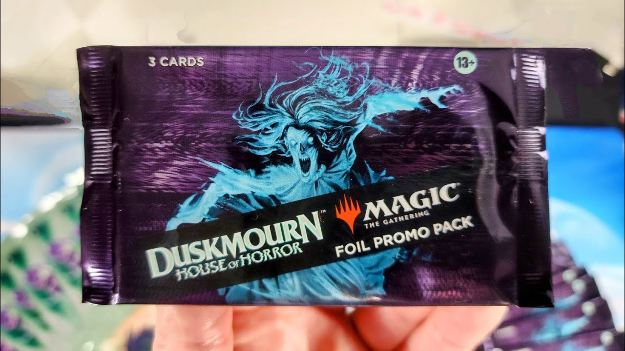 mtg promo pack cards I Paid $178.00 Duskmourn Foil Promo Packs