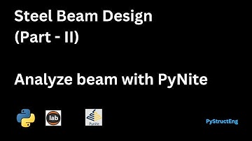 PyNite Tutorial: How to Analyze Beams with Uniform Loads