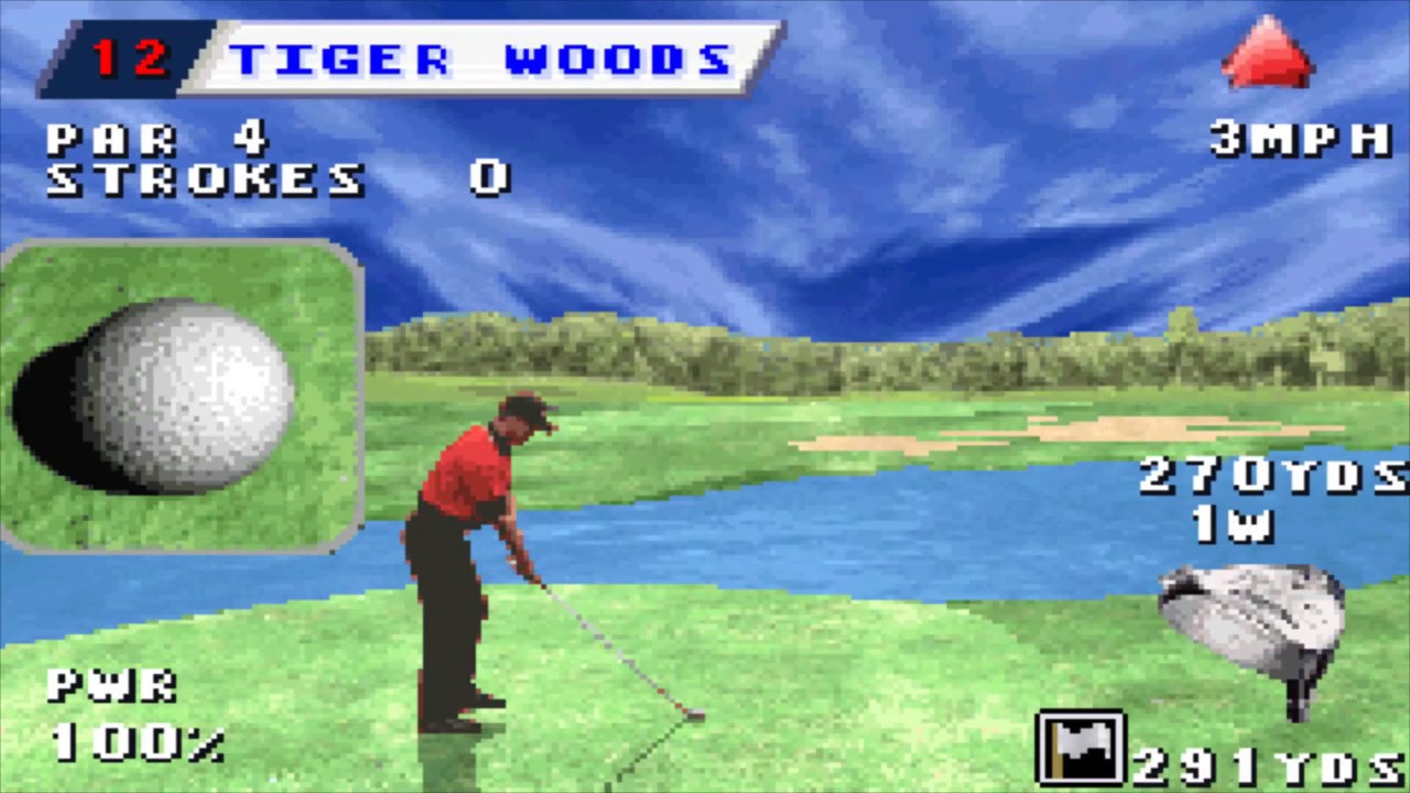 Tiger Woods PGA Tour 2002 | Game Boy Advance - YouTube