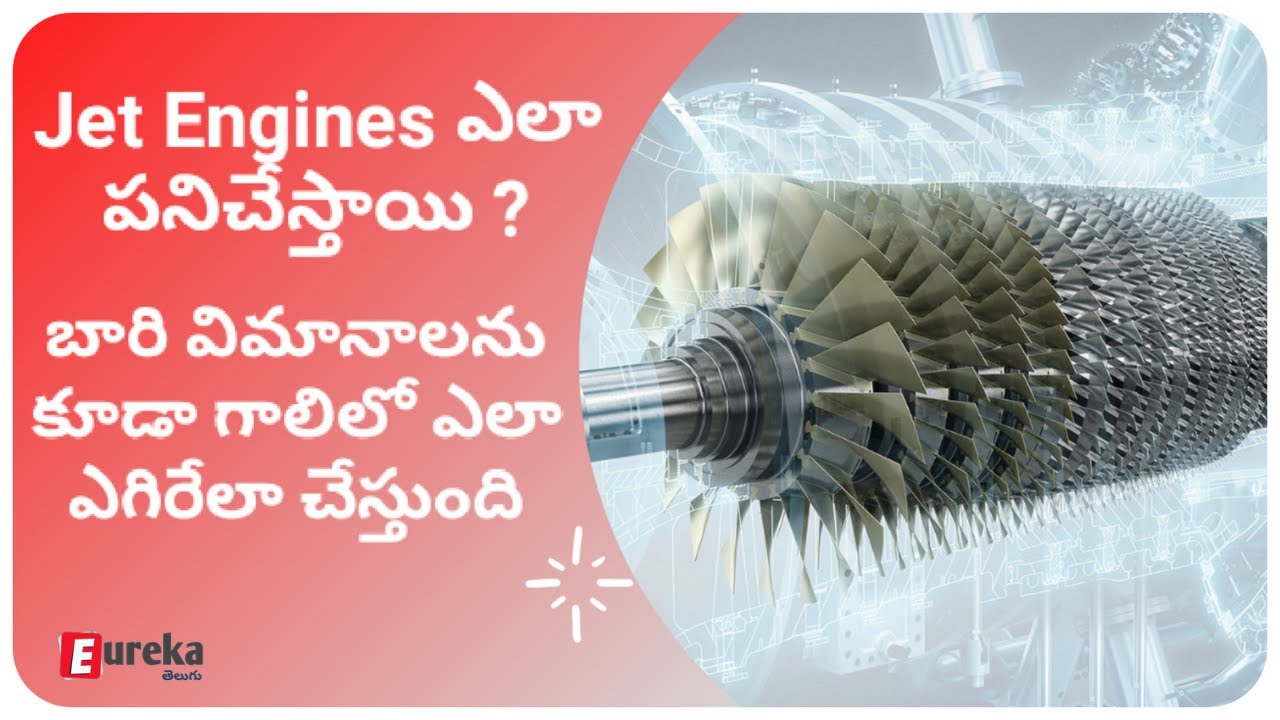 How Jet Engine work explained in Telugu | How it works ? | Eureka ...
