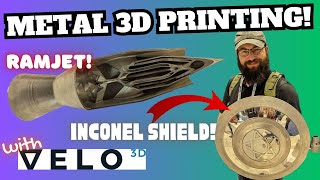 Heavy Metal Rocket Engines with Velo 3D -Rapid+TCT 2023 #3dprinting