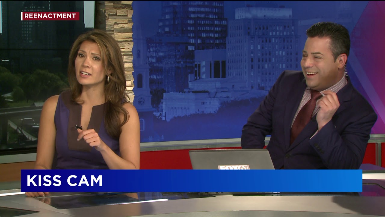 Erika and Matt Kiss Cam