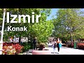 [4K] Izmir KONAK Walking Tour - KEMERALTI BAZAAR | Turkey Travel 2021