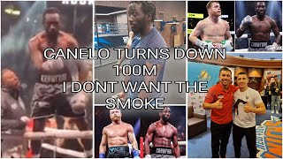 TERENCE CRAWFORD FEARED BY CANELO ALVAREZ NELO TURNS DOWN 100 Million Don’t want to lose no mas