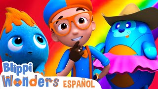 Pintemos un arcoíris | Blippi Wonders | Caricaturas para niños | Videos educativos para niños by Blippi Wonders Animación infantil  37,345 views 1 month ago 3 minutes, 47 seconds