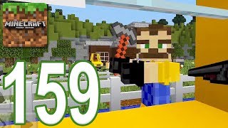 Minecraft: PE - Gameplay Walkthrough Part 159 - Hello Neighbor Updated (iOS, Android) screenshot 3