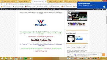Walton Primo EF8 FRP Removed File Android 8 1 Only 4MB With Spd Flash Tool 100% Tested