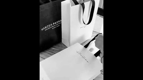 HAMZEH luxury packaging | shopping bag, label, costumer card and luxury packaging for clothing