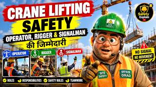 Crane Lifting Safety: Operator, Rigger & Signalman की जिम्मेदारी | Safe Lifting Operation