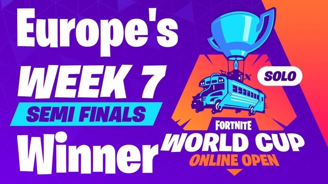 *FORTNITE WORLD CUP* WEEK 7 EUROPE'S WINNER SEMI-FINALS (E11 Crippa) - Fortnite Battle Royale