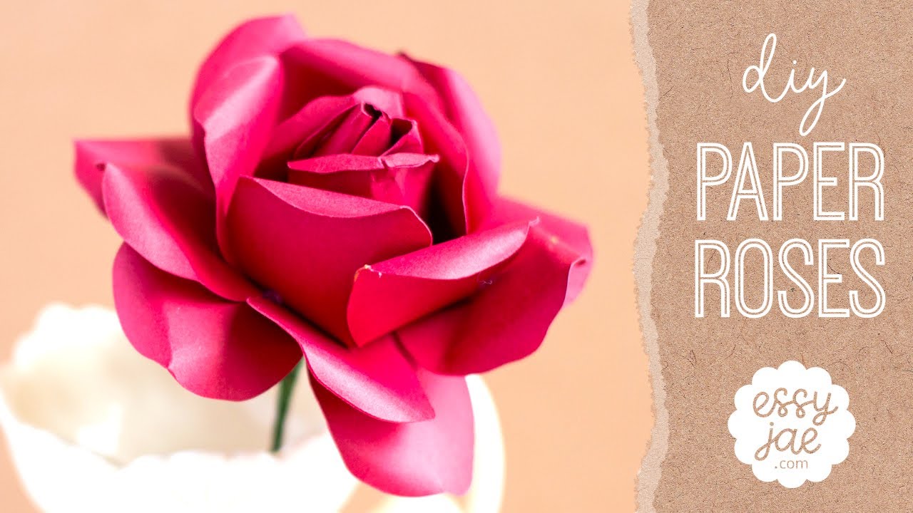 Make Your Own Paper Roses - Create With Sue