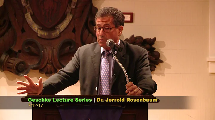 2017 Geschke Lecture Series: Dr. Jerrold Rosenbaum