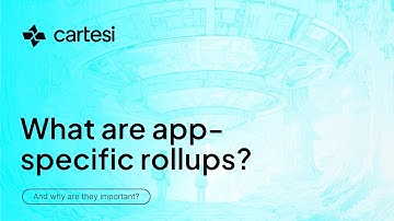 What are application-specific rollups and why does web3 need them?