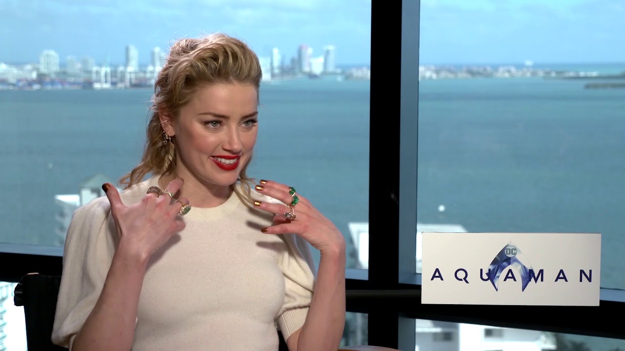 Aquaman's Amber Heard Interviewed by Zoe C. YouTube