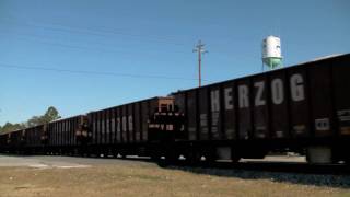 Herzog (CSX) Ballast Train - Folkston, GA