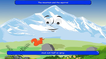 The Mountain and the Squirrel – (Self dependence) class-5