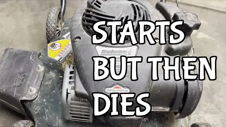 Bolens Lawnmower Starts And Then Dies