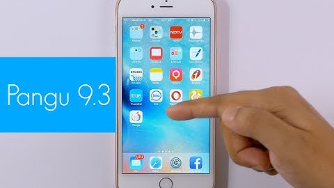 iOS 9 3 Jailbreak  Release! Pangu9