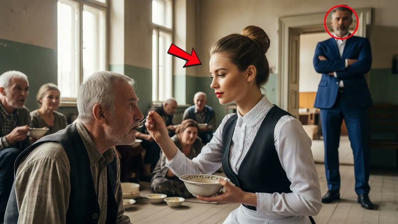 He Followed a Poor Waitress After Work… Her Secret Shocked Him