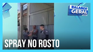 Homem pede ajuda da polícia e recebe jato de spray no rosto em SP