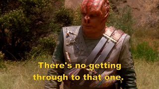 TNGs Darmok but the alien meme language has subtitles