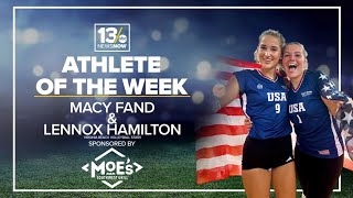 Athlete of the Week: Macy Fand and Lennox Hamilton