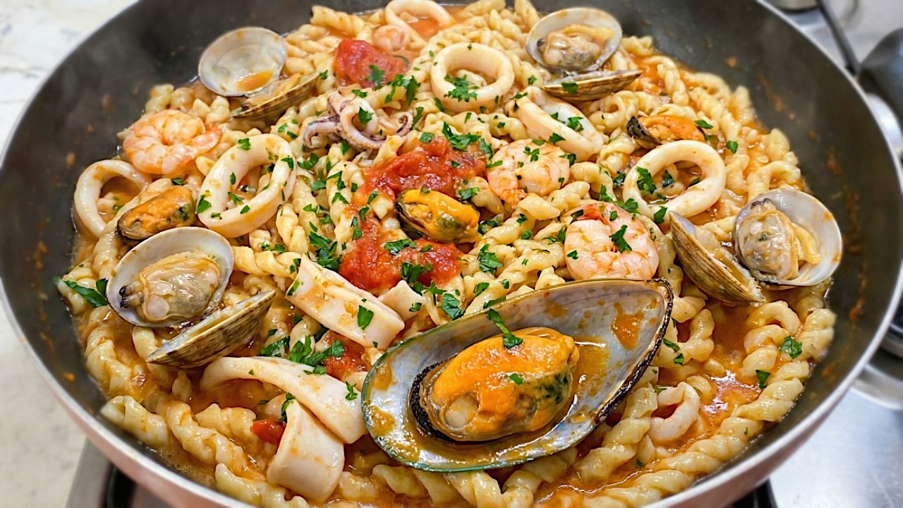 Секрет самой сливочной пасты allo Scoglio (идеального соуса). 🦐