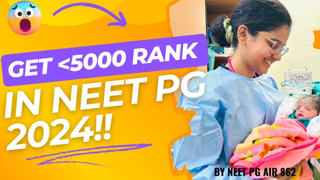 Get within 5000 rank in NEET PG 2024- a realistic approach! #neetpg #neetpg2024 #medicalstudent