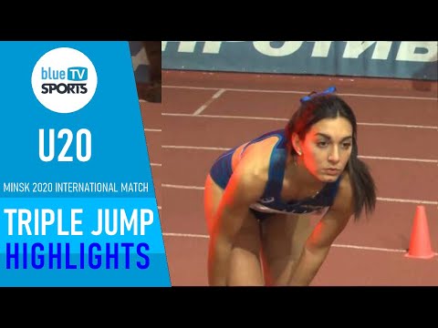 Triple Jump • Minsk 2020 International Match U20 ᴴᴰ