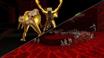 Doom II - Dimensions Map01-02 100% & Some Map03 (Ultraviolence)