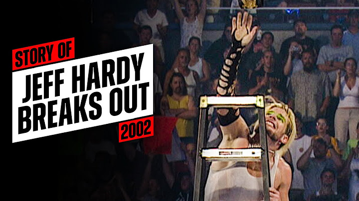 The story of Jeff Hardy’s breakout 2002