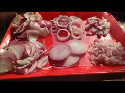 कांदे कसे चिरायचे / How to Chop Onions Marathi by Kalpana Talpade - YouTube