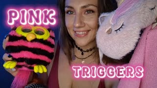 [ASMR PL] PINK TRIGGERS 💗💖💓💕💞 (whispering, tapping, scratching, personal attention) screenshot 5