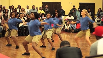 Alpha Theta chapter of Zeta Phi Beta - "Old School" Round 2 Greekdom 2K13 Stroll Off