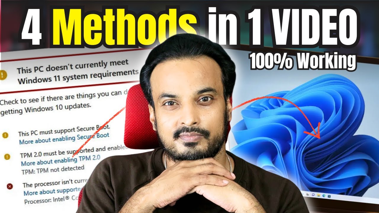 4 Methods to UPGRADE Windows 10 to Windows 11 on UNSUPPORTED PC in 2025 ...