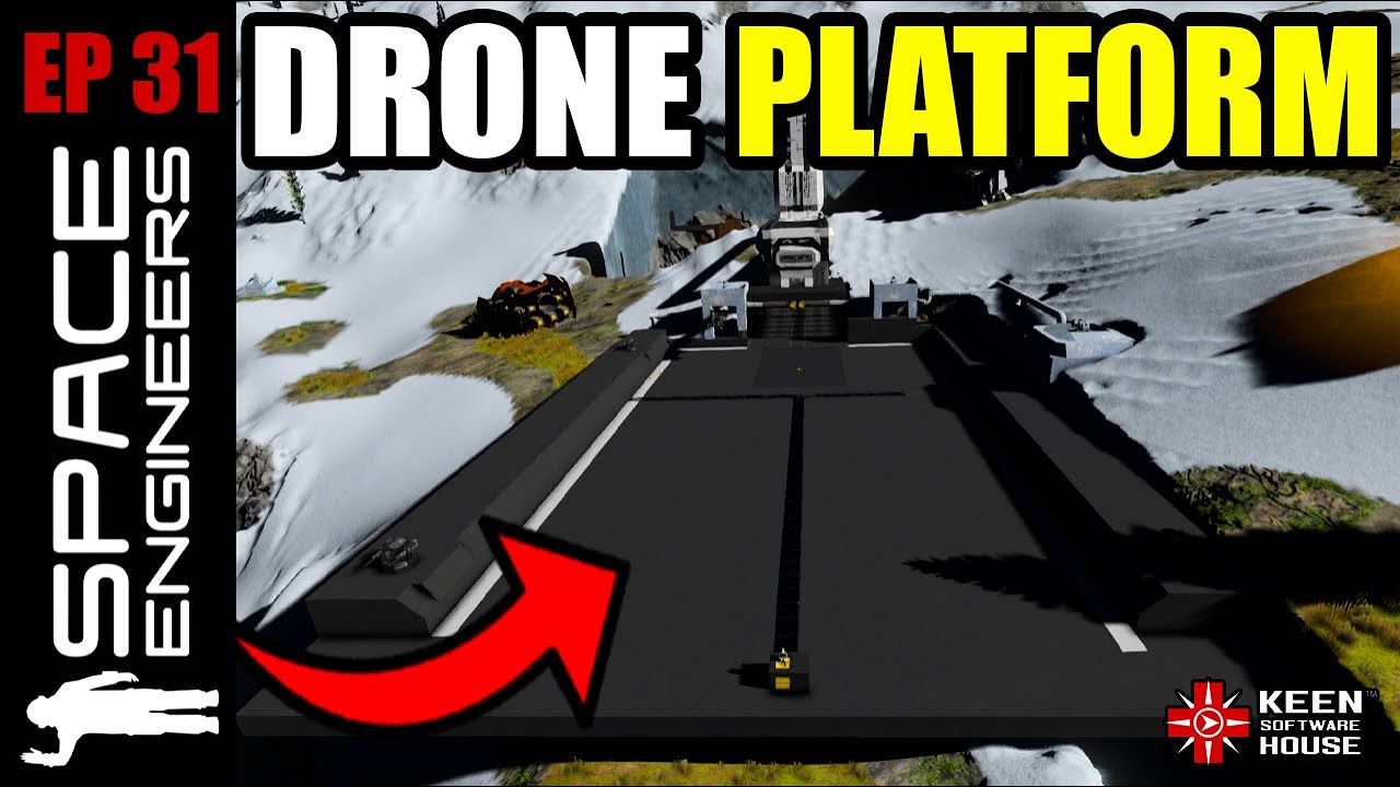 Space Engineers Survival (EP31) | Foundations for DRONE DELIVERY [2025 ...