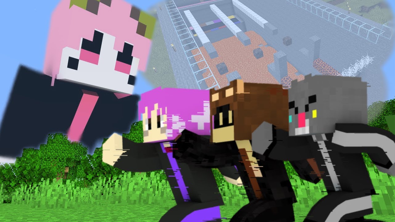 自作アスレチックで遊んでもらったらバトル起きすぎた part1【Minecraft】