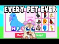 I traded for every pet in adopt me in 24 hours