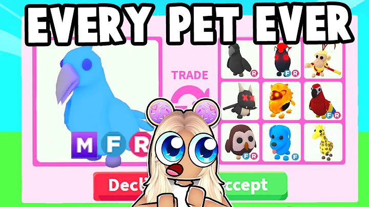 I traded for EVERY PET in Adopt Me in 24 HOURS!