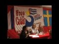 Cindy Sheehan talks in Stockholm about the Cuban Five. 3/3