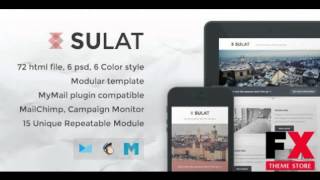 Preview Sulat - Responsive Email Template TForest