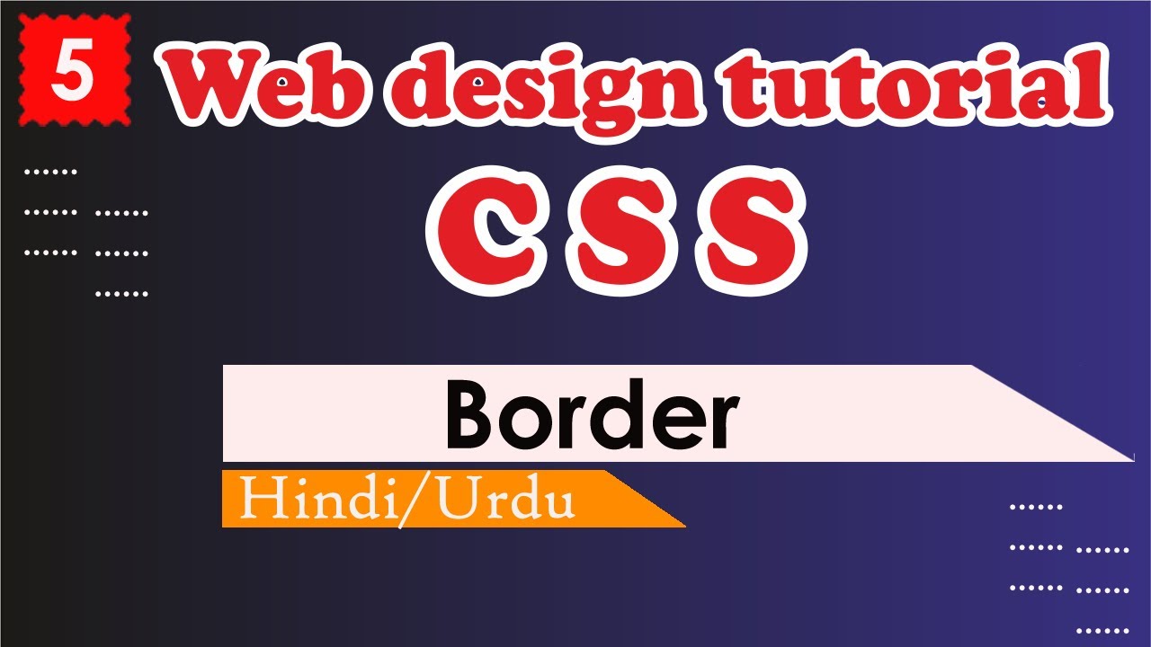 CSS Border Tutorial in Hindi - YouTube
