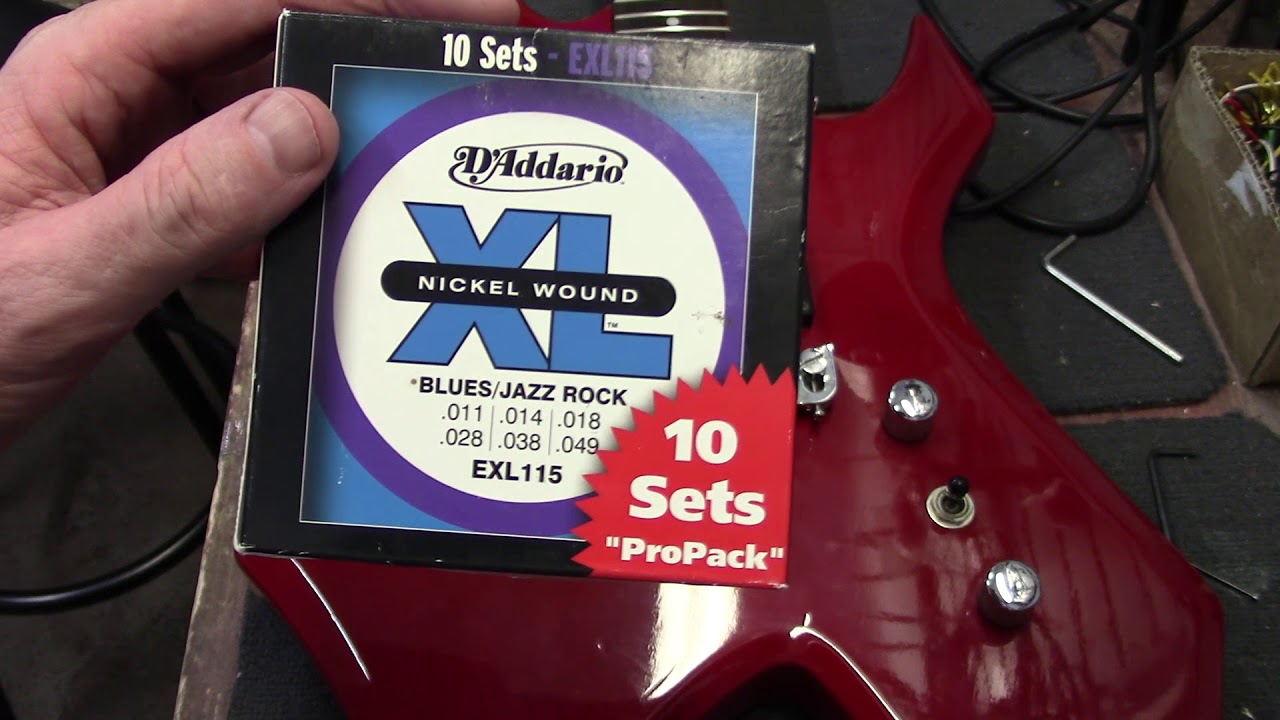 BC Rich Warlock Re-String